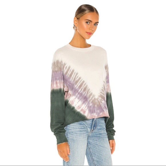Daydreamer X Free People Tie Dye Long Sleeve Tee - Picture 4 of 11